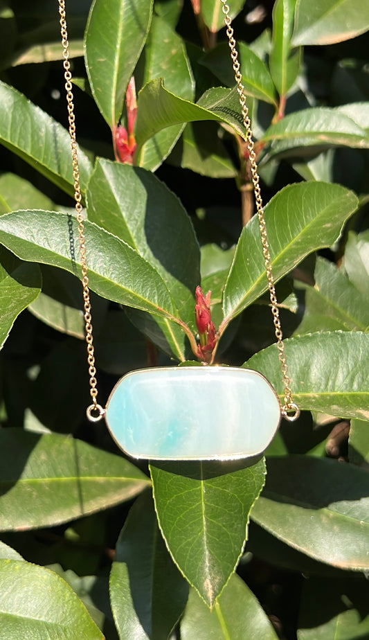 Truth x Courage • Necklace • Amazonite & Stainless Steel