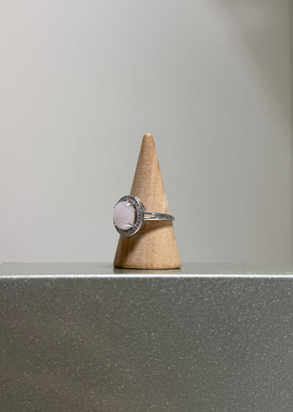 Rose Quartz Oval • 925 Sterling Silver