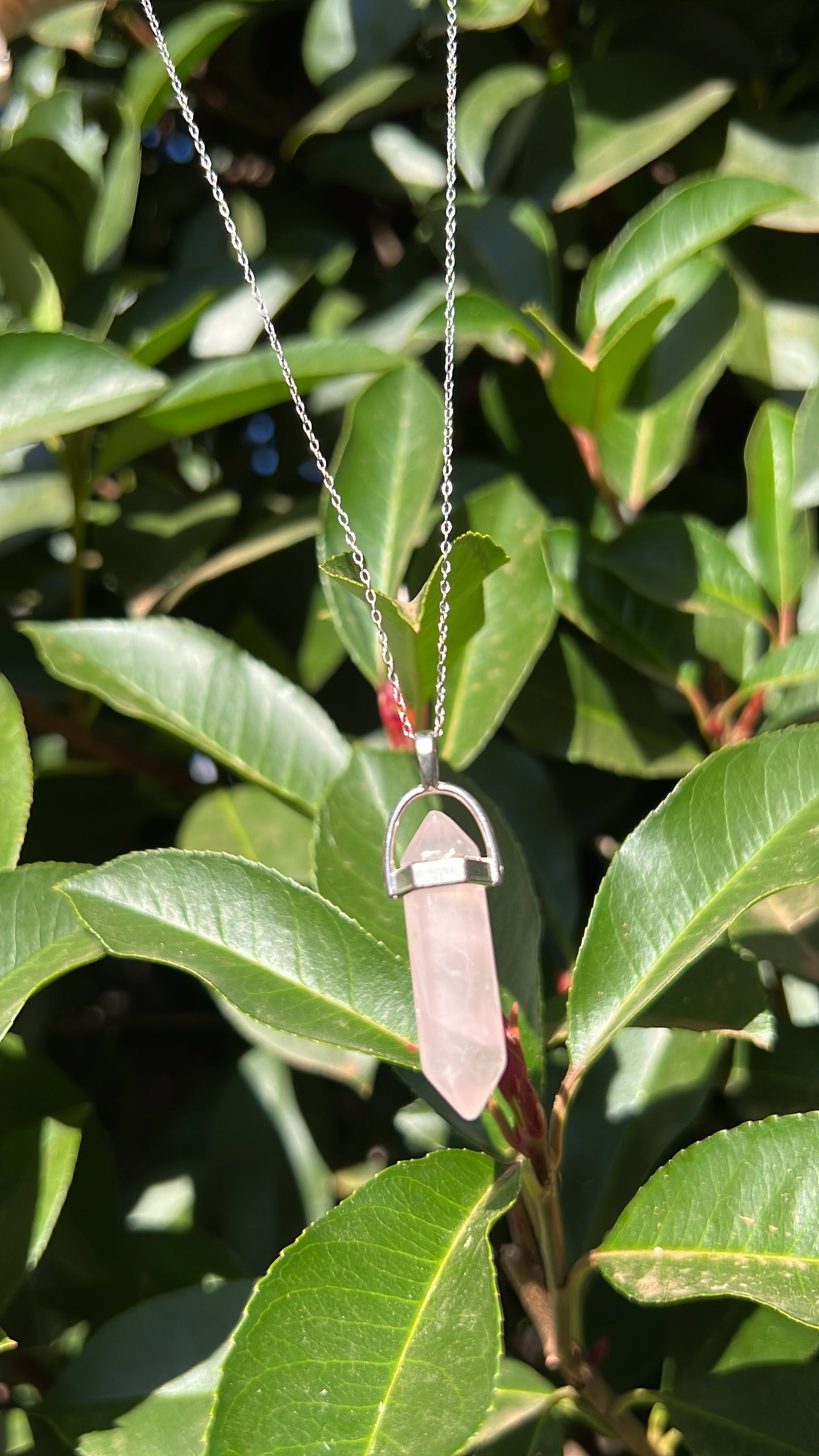 Heart x Love • Necklace • Rose Quartz & 925 Sterling Silver