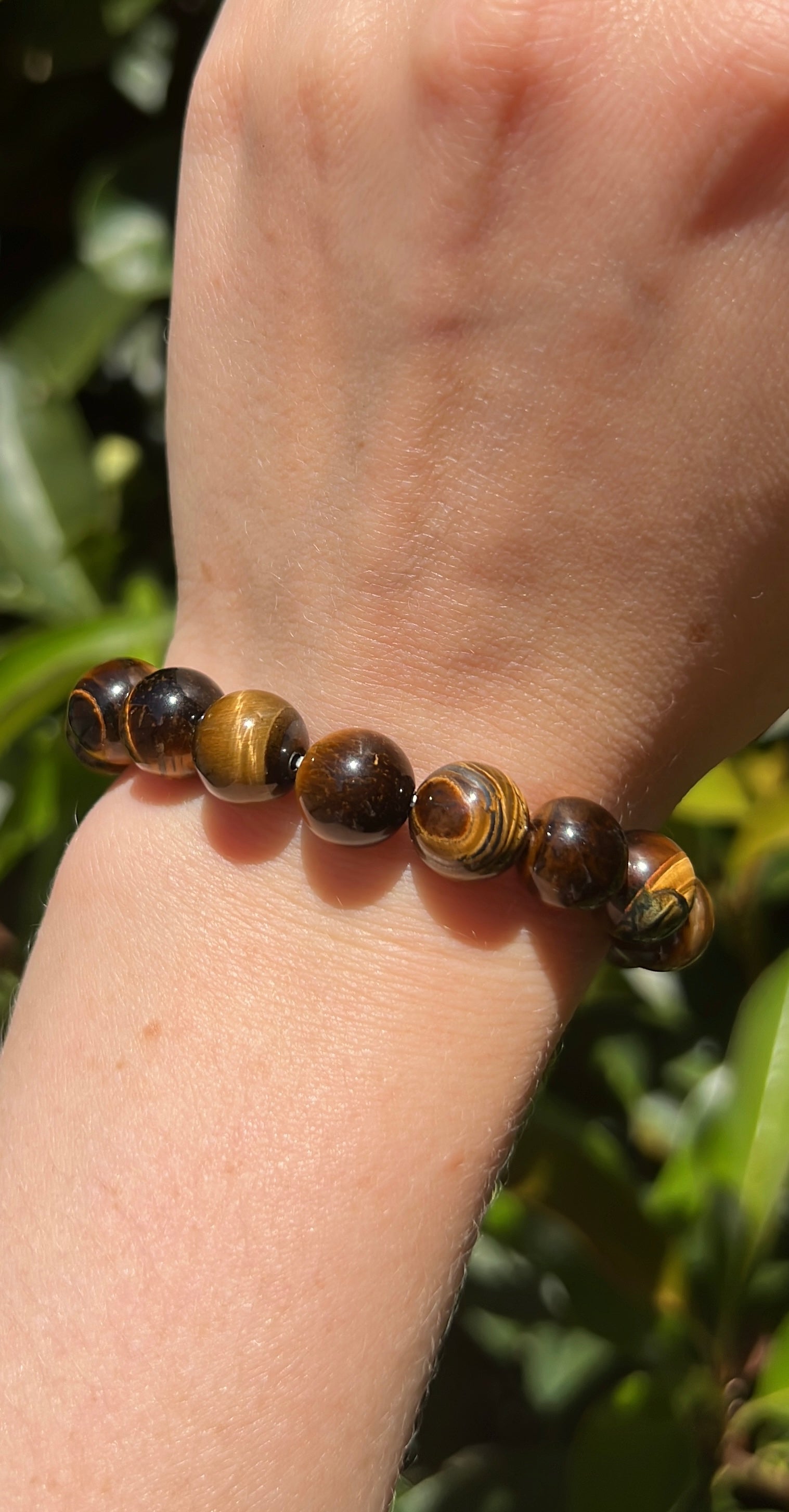 tiger eye natural crystal stone bracelet