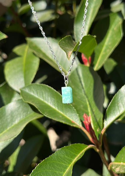 Soothing x Balance • Necklace • Amazonite x 925 Sterling Silver