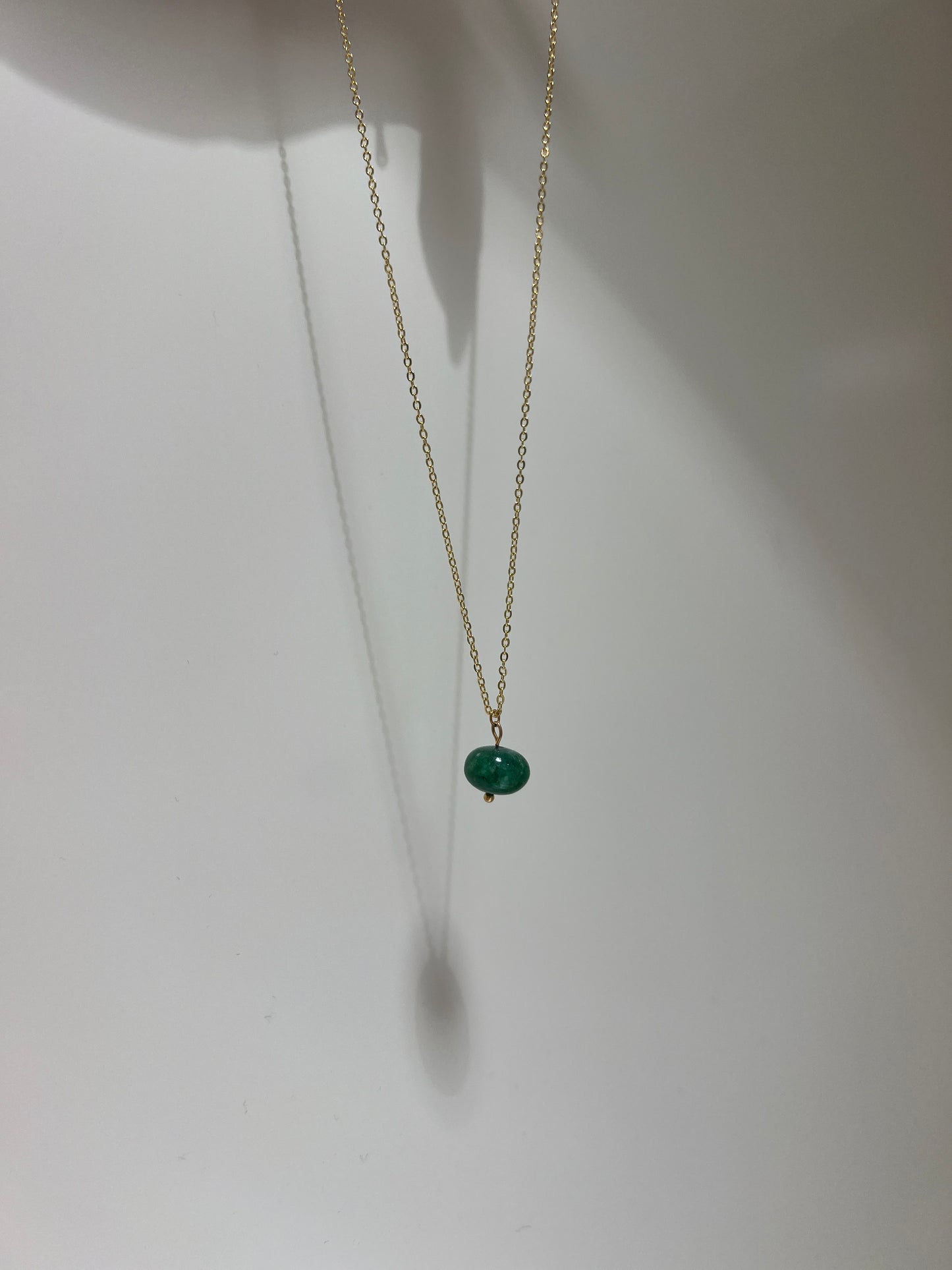 Emerald Solo • 14K Gold plated or 925 Sterling Silver