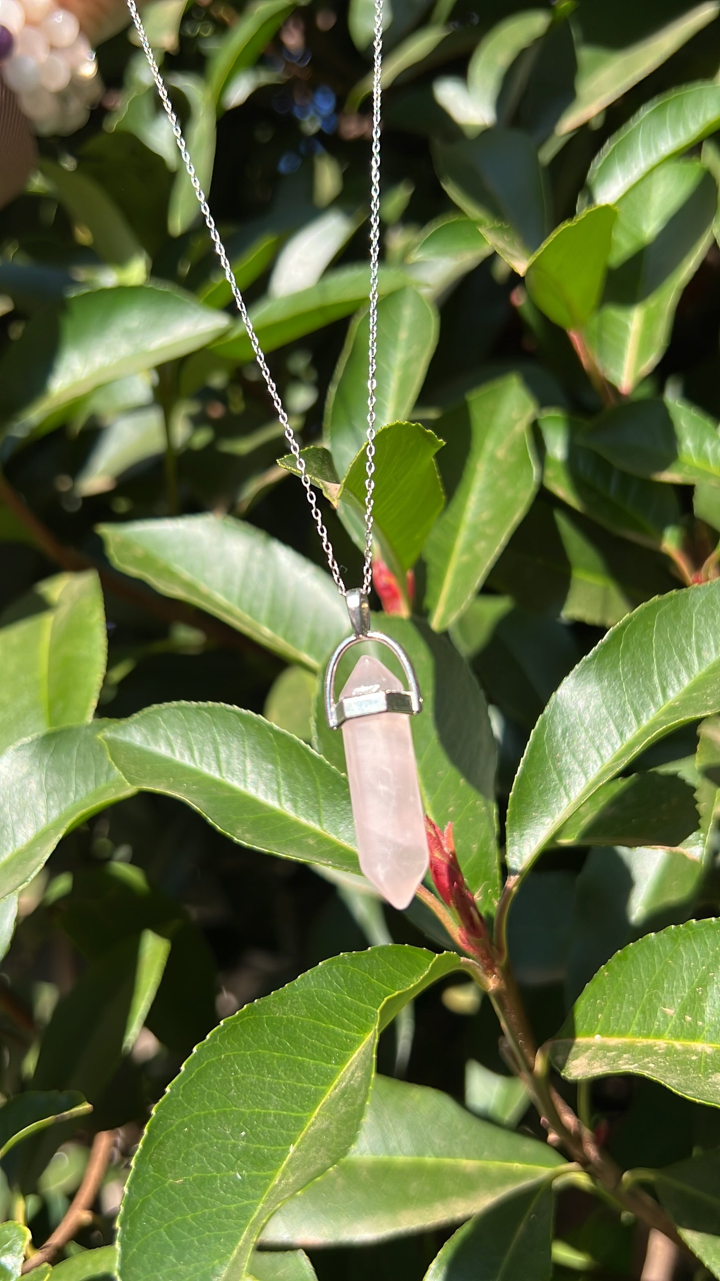 Heart x Love • Necklace • Rose Quartz & 925 Sterling Silver
