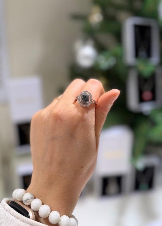 Labradorite Oval • Ring • 925 Sterling Silver