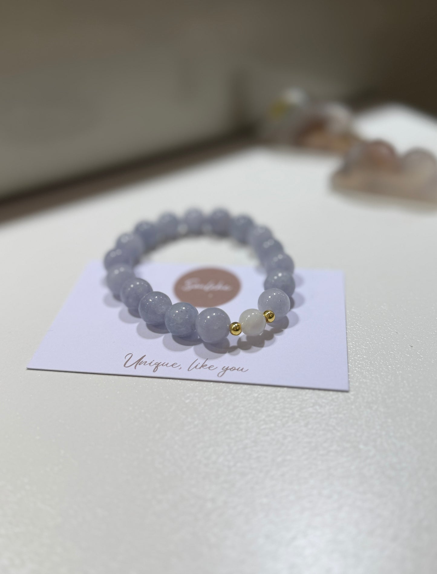 Aquamarine & Moonstone - emotional balance, flow, healing