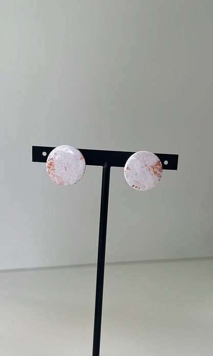 Rose Gold Stud • Luxurious Artisan Earrings