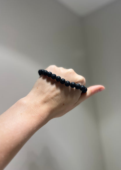 Strength x Courage • Bracelet • Black Lava
