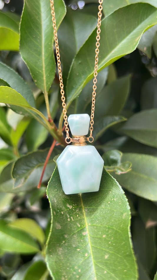 Soothing x Courage • Necklace • Amazonite & Stainless Steel