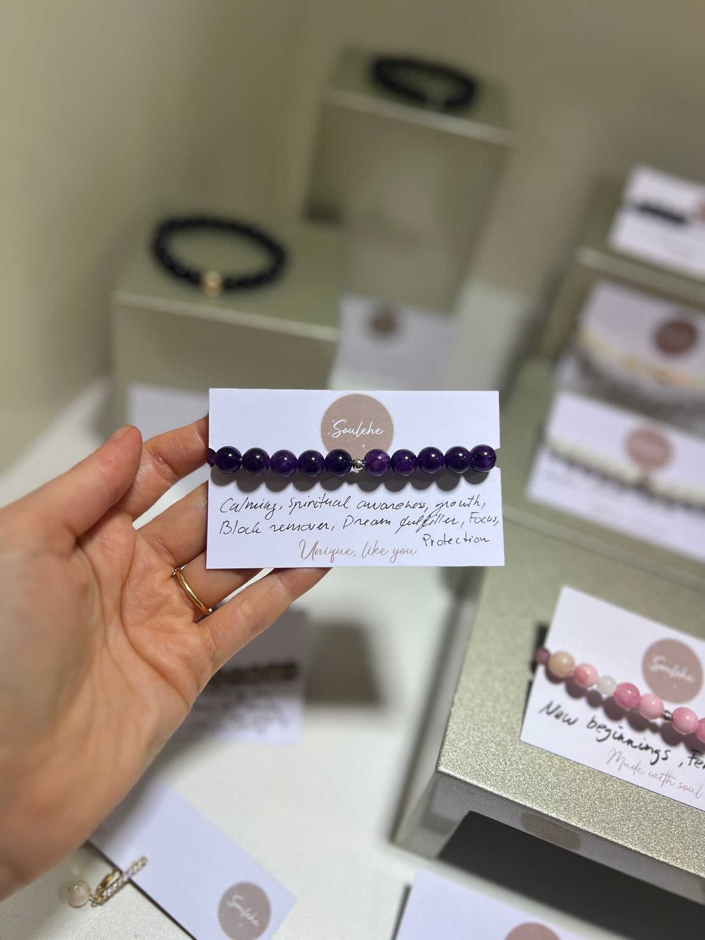 Growth x Peace • Bracelet • Amethyst