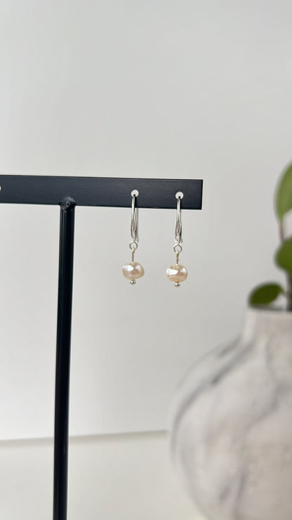Pearl Dewdrops •  925 Sterling Silver