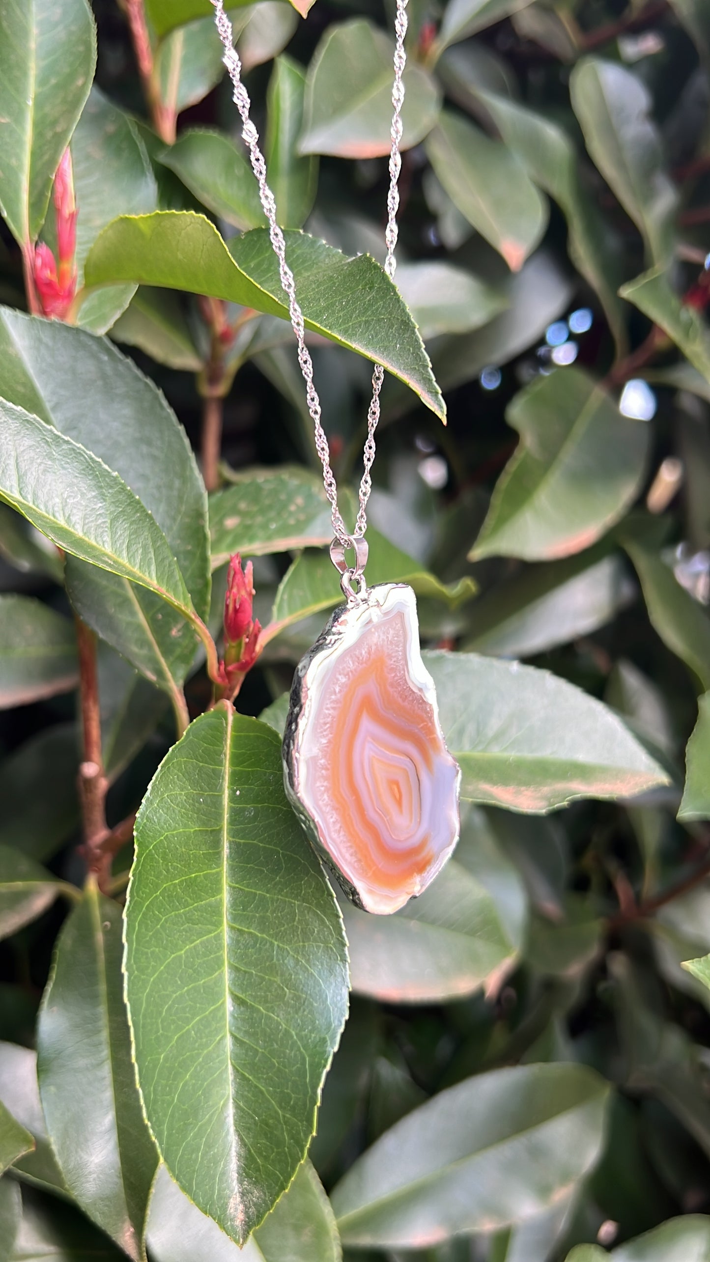 Inner Peace & Strength Silver Agate