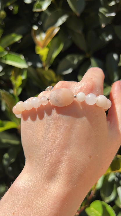 Femininity, Motivation x Knowledge • Bracelet • Pink Aventurine
