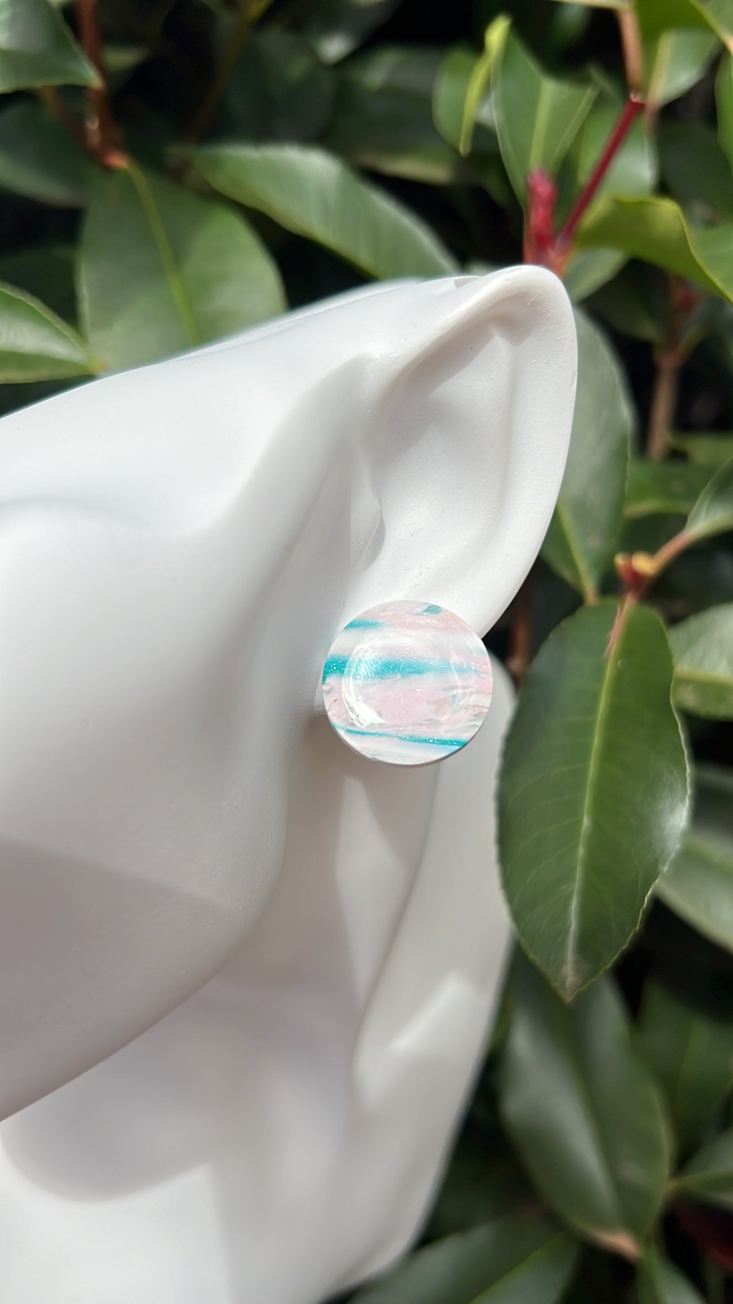 Ocean Breeze • Polymer clay • Stainless Steel