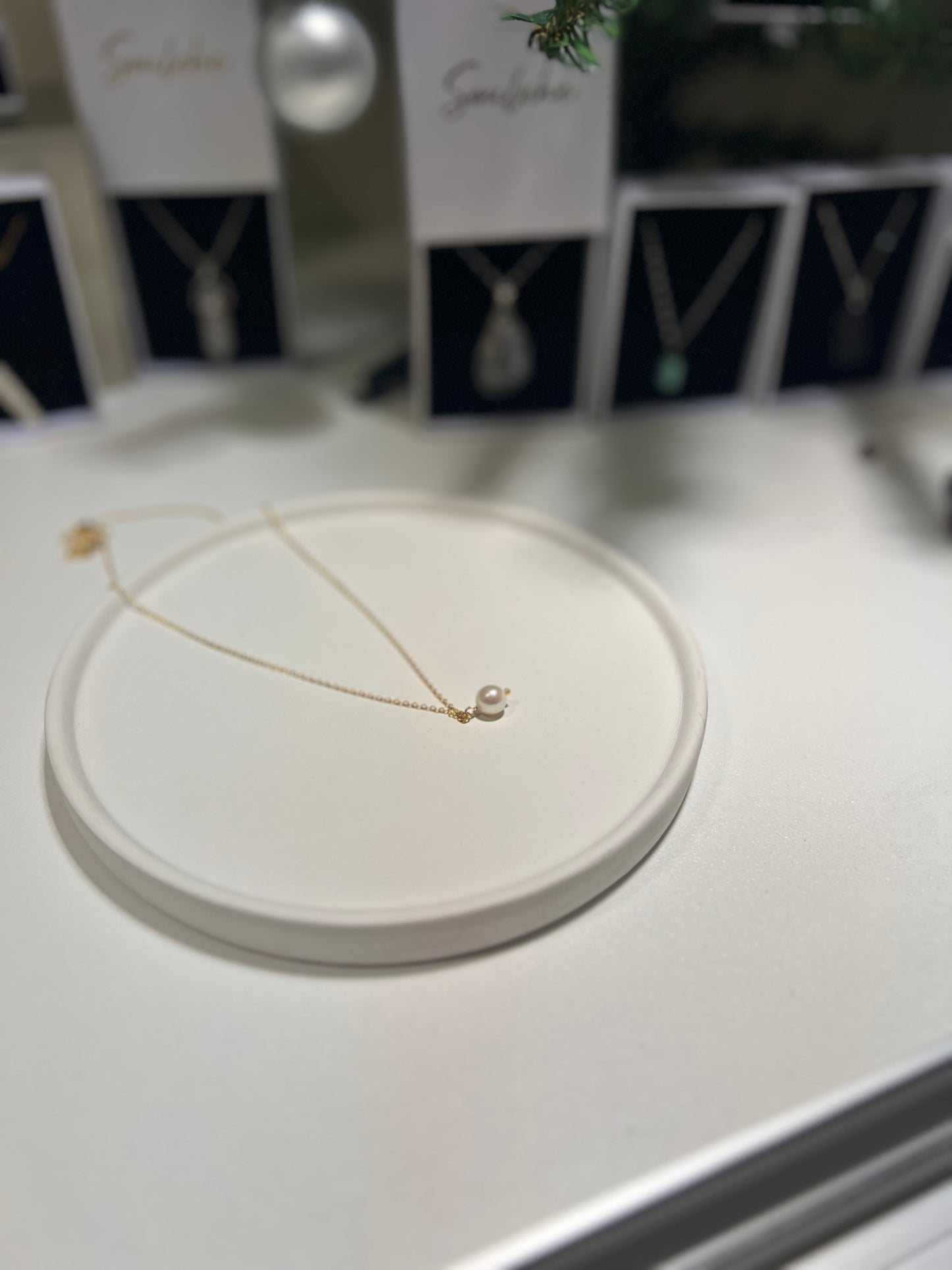 Solo Pearl • 14K Gold filled Necklace