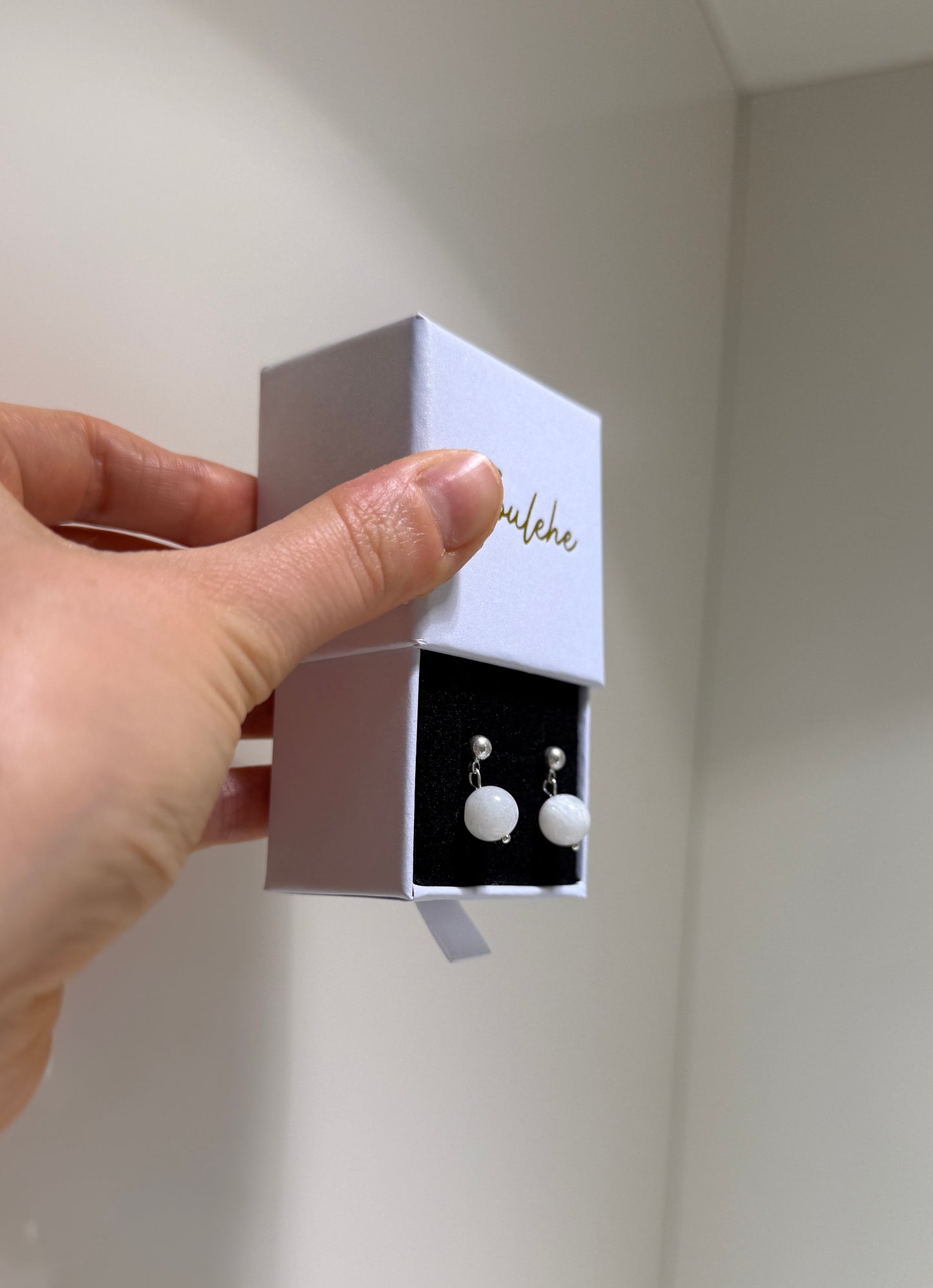 Moonstone studs - new beginnings, femininity