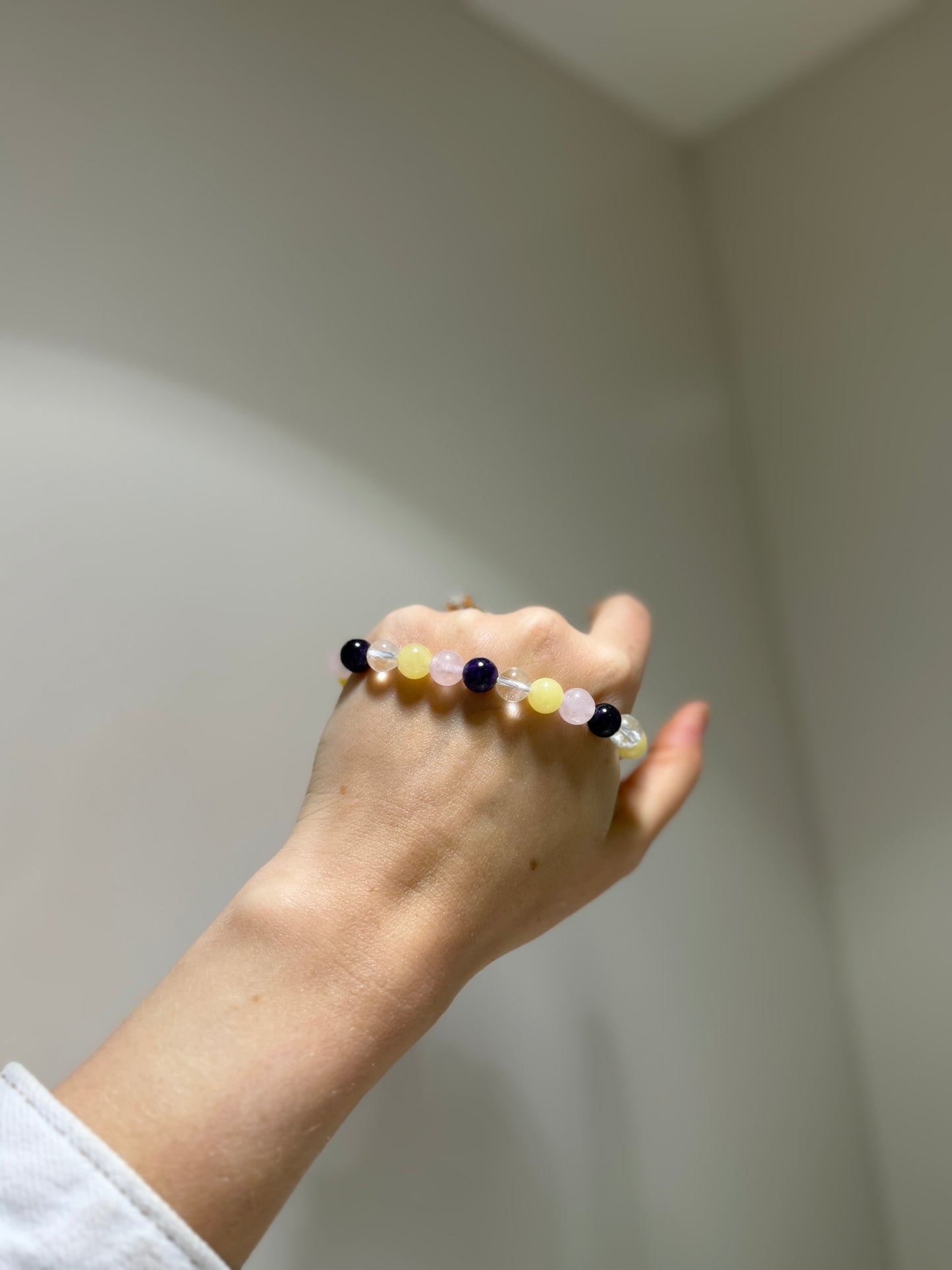Amethyst, Citrine, Clear Quartz and Rose Quartz 2026 Luck Bracelet.