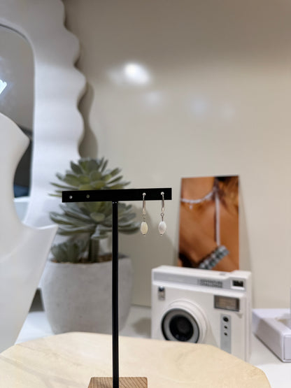 Shell drops earrings