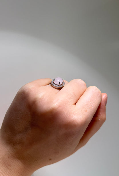 Rose Quartz Oval • 925 Sterling Silver