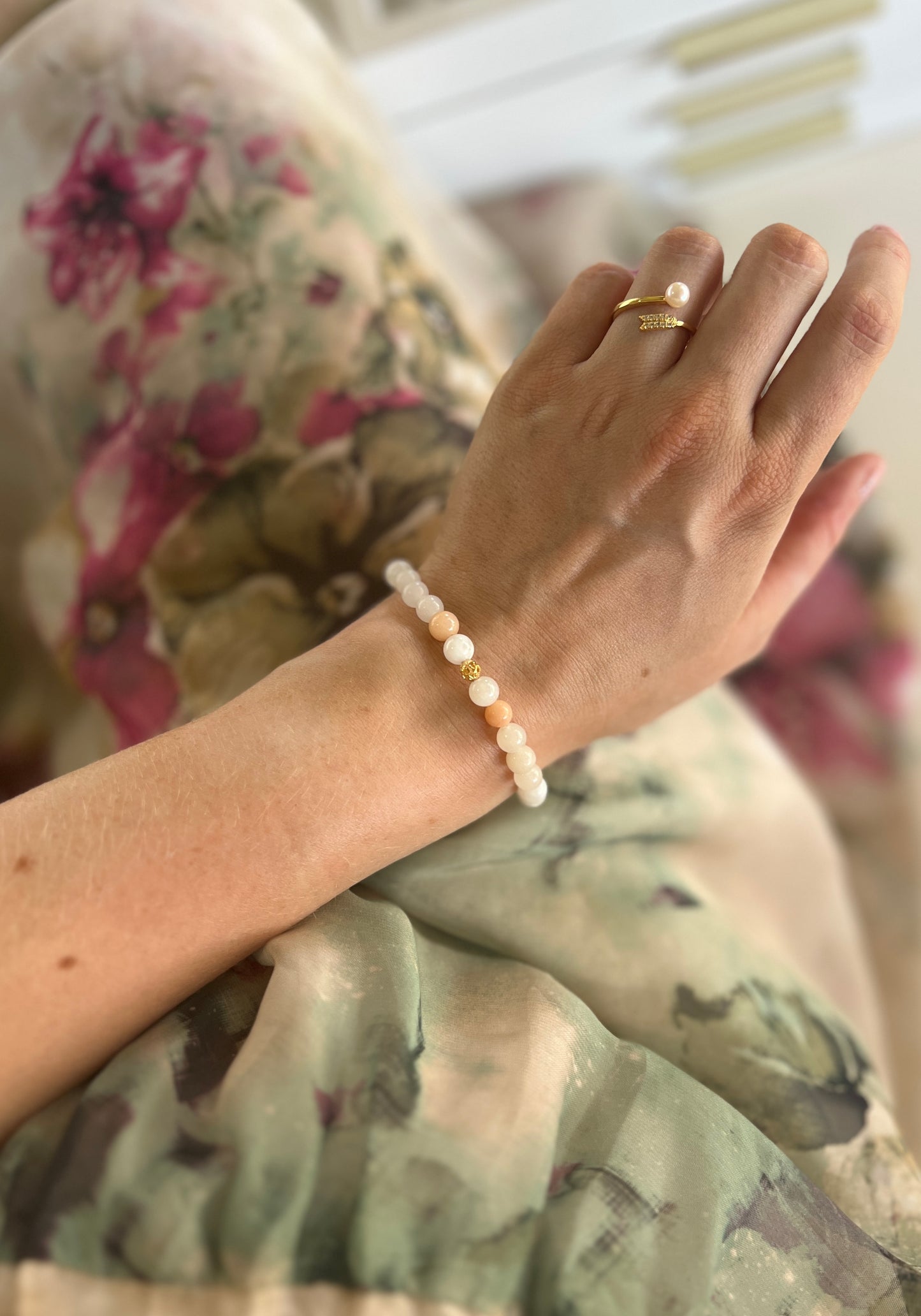 Happiness x Intuition • Pink Aventurine & Moonstone