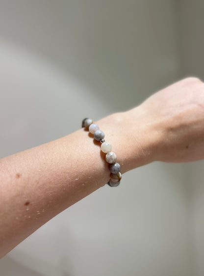 Enjoying Life x Love • Bracelet • Bamboo Agate
