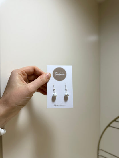 Howlite Drops - peace, self love