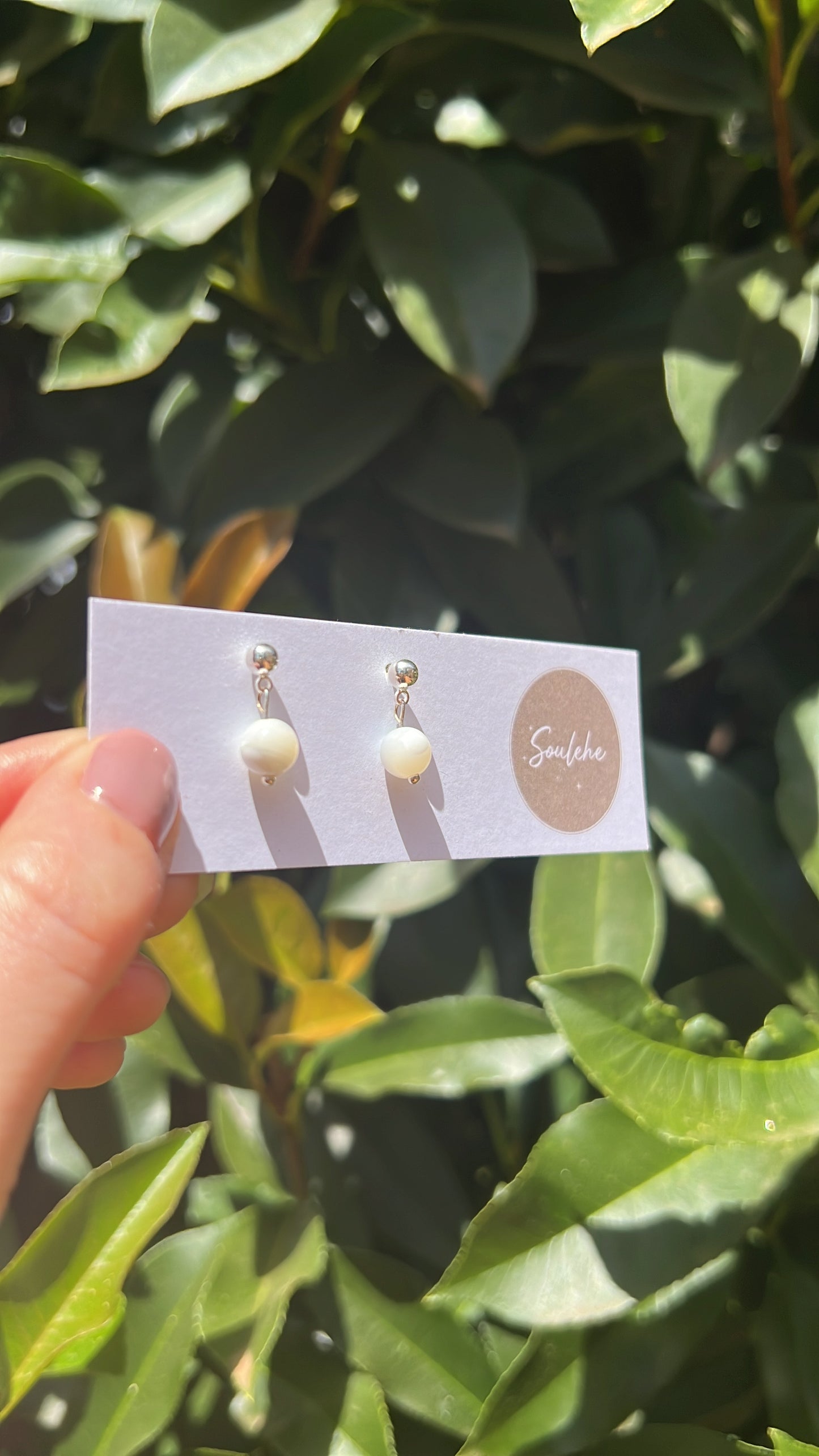 Shell Studs • 925 Sterling Silver