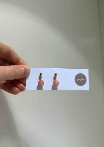 Sunstone Studs - Positivity, Self-realization