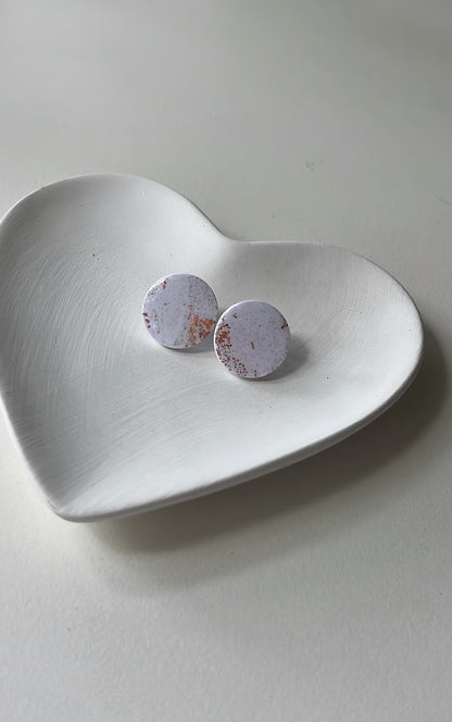 Rose Gold Stud • Luxurious Artisan Earrings