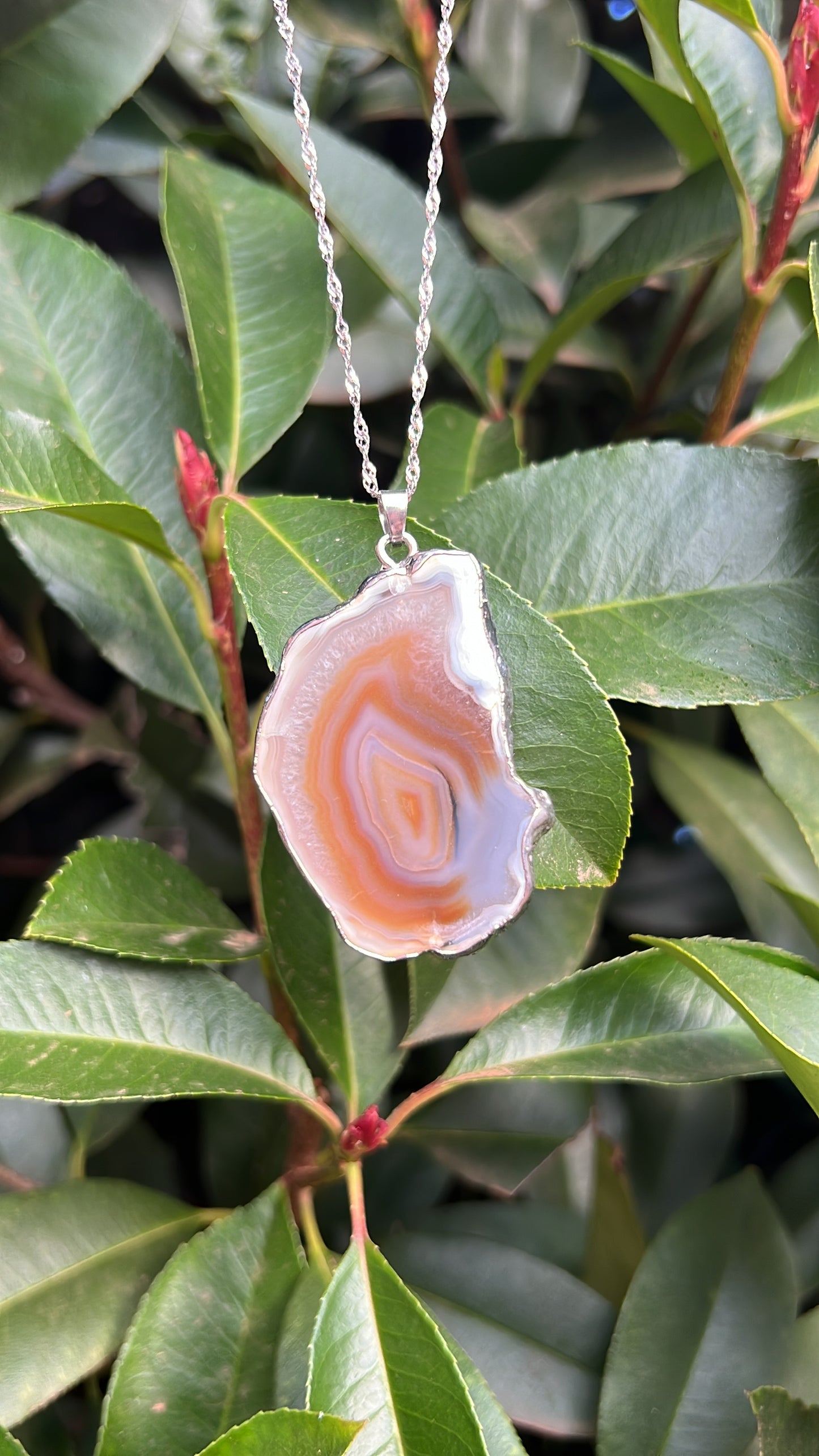 Inner Peace & Strength Silver Agate