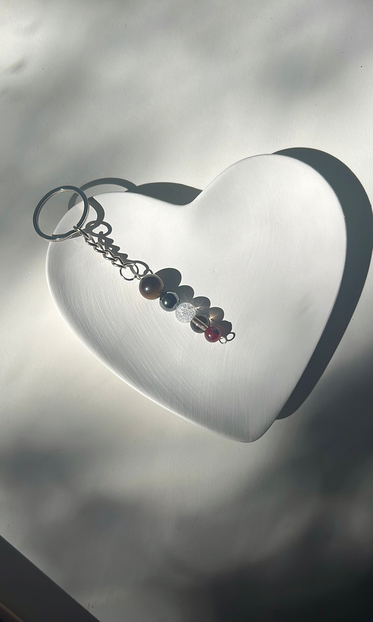 2025 Lucky Crystal or Love and Peace Keychain