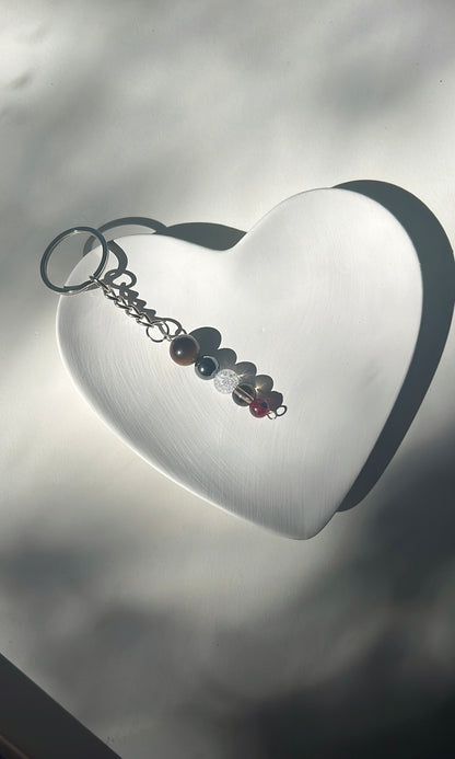 2025 Lucky Crystal or Love and Peace Keychain