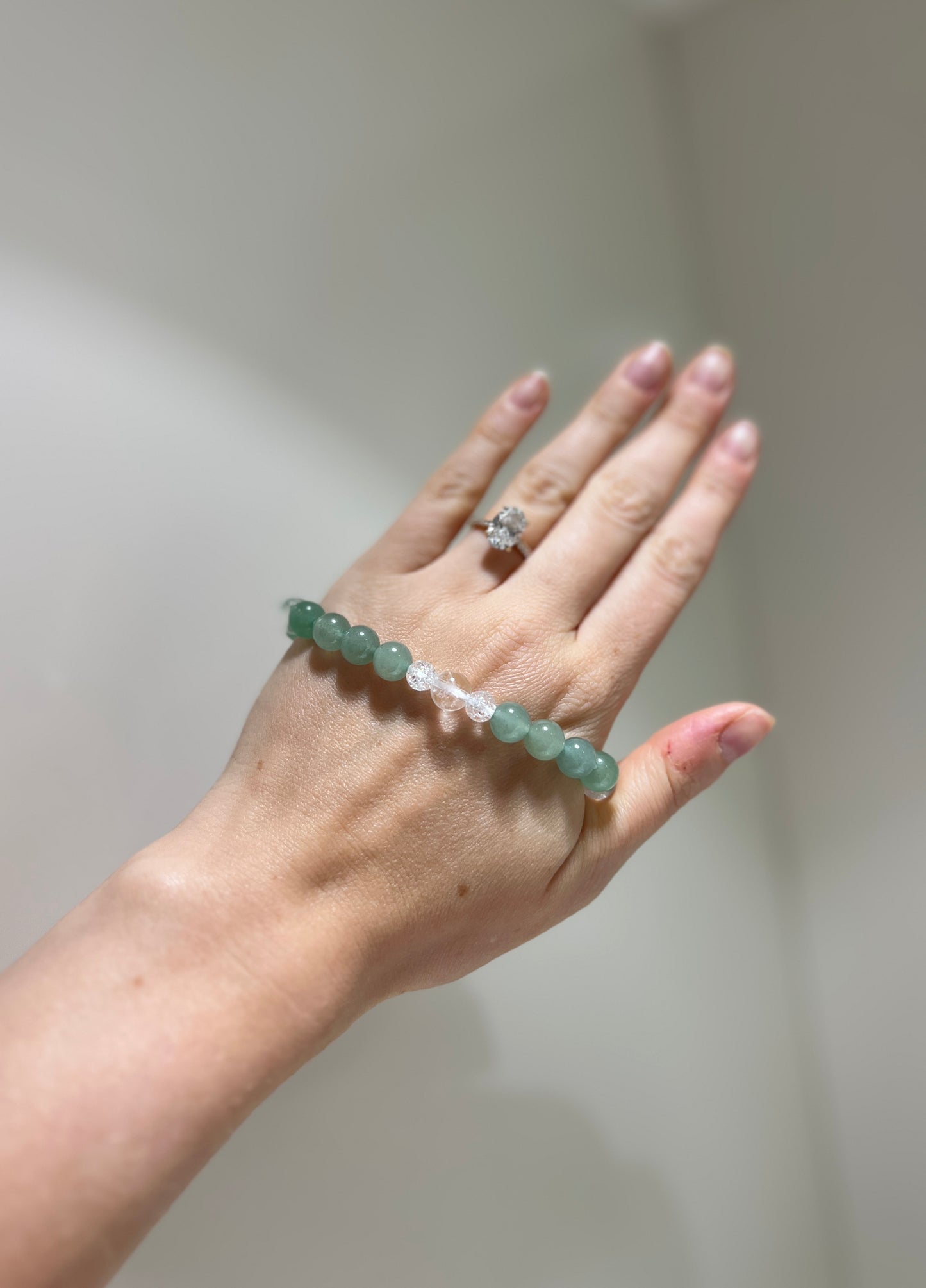 Determination, Luck x Wealth • Bracelet • Green Aventurine