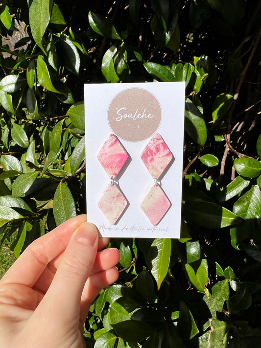 Polymer clay • Earrings • Barbie