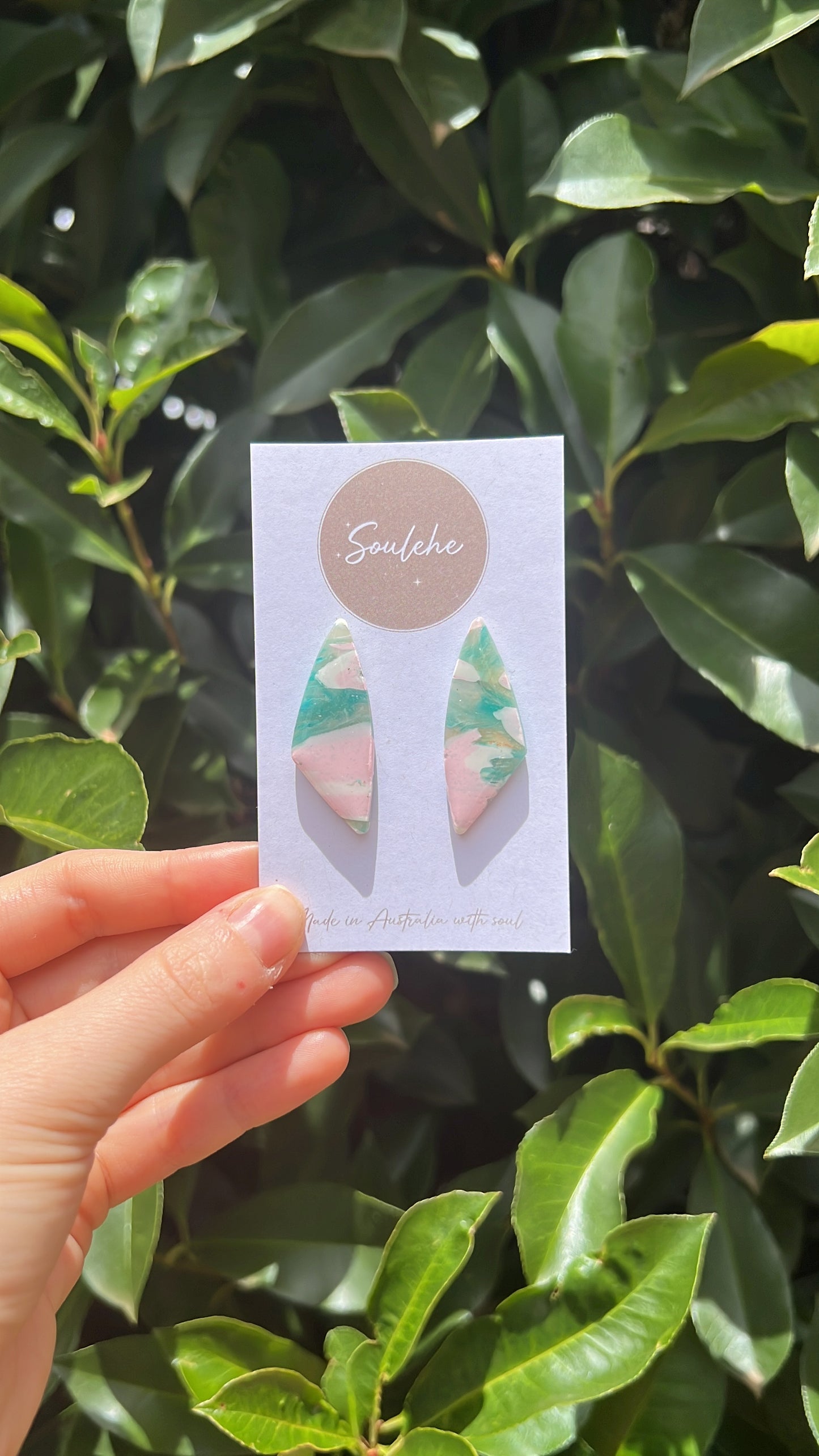 Queensland Sunset • Earrings • Polymer Clay