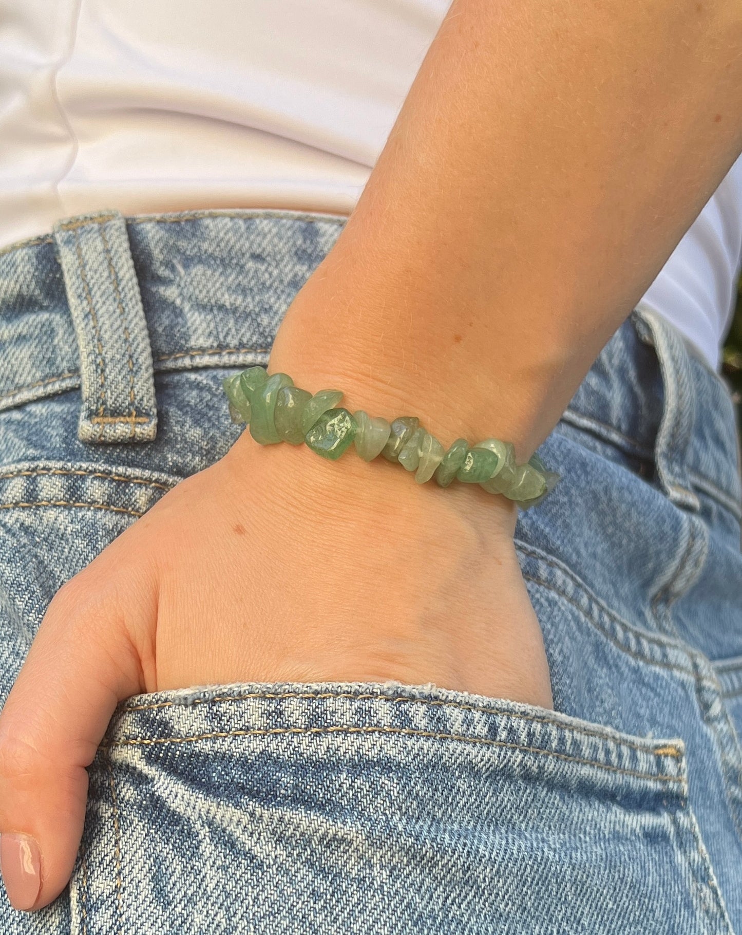  Luck, Heart Center, Joy - natural crystal stone  Green Aventurine Chippy