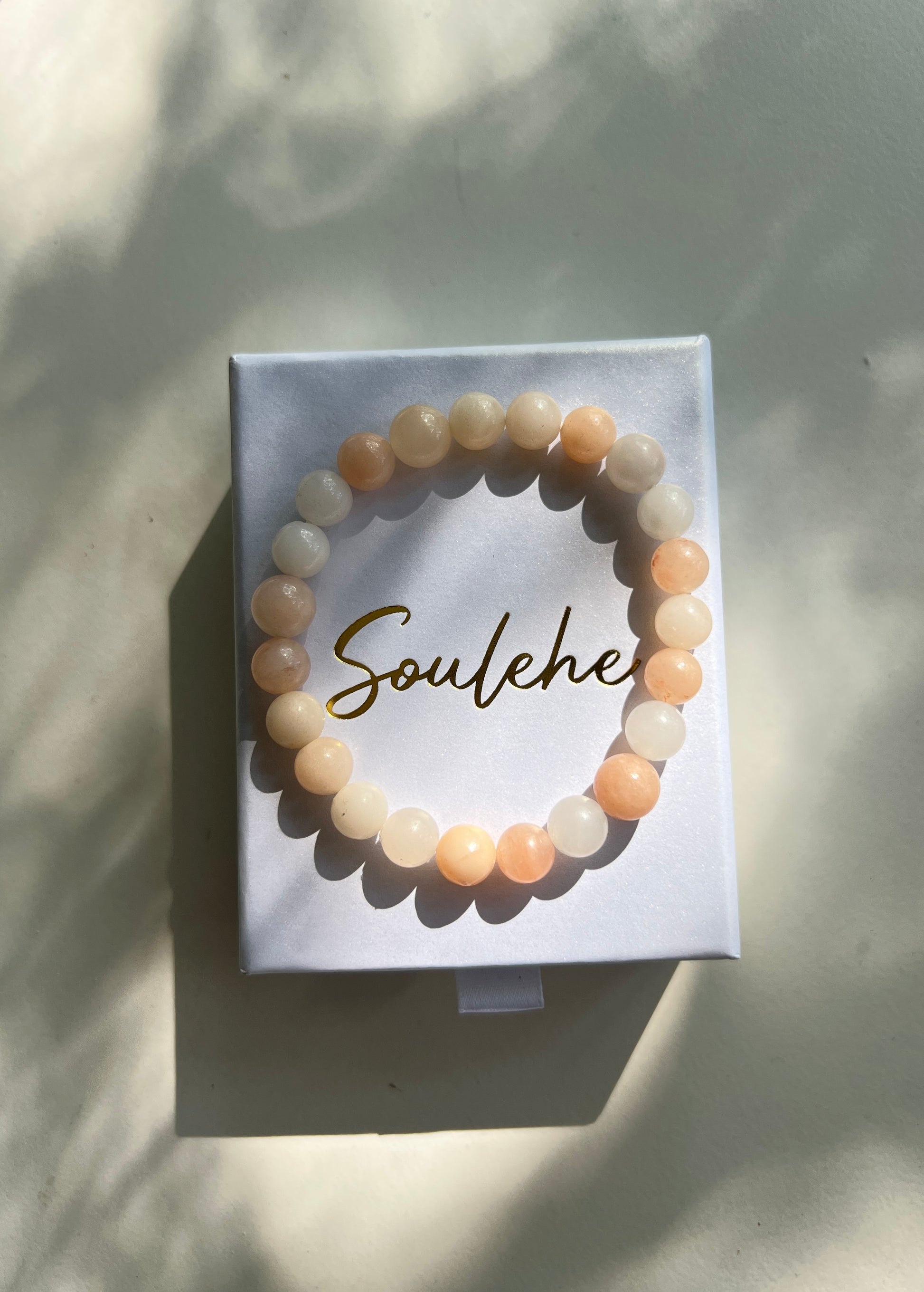 Natural crystal stone  Pink Aventurine Bracelet