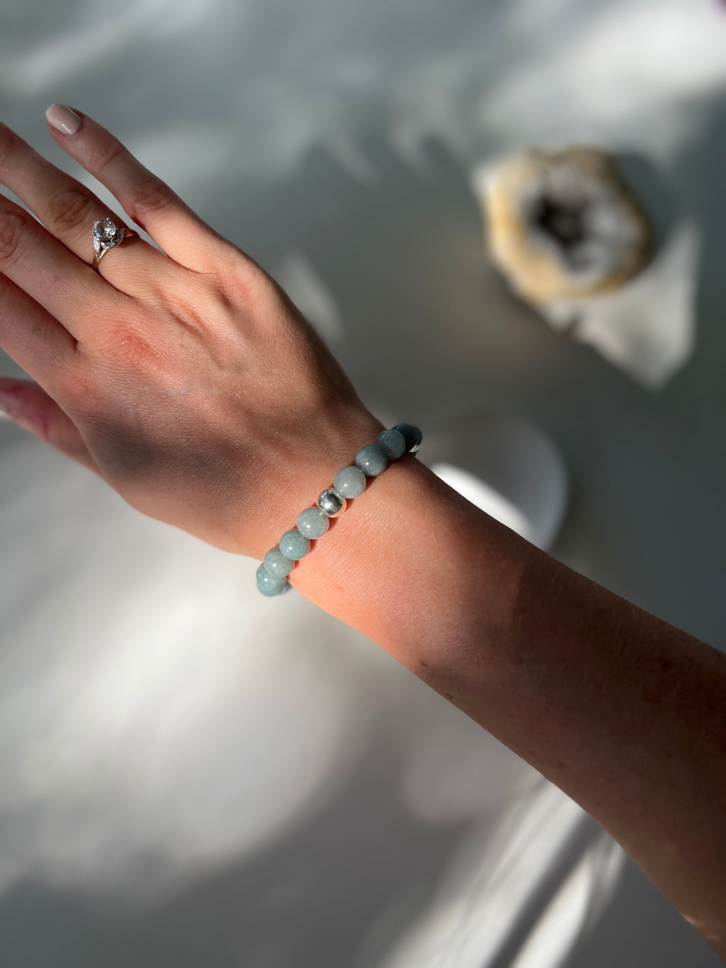 Natural stone Jade bracelet green