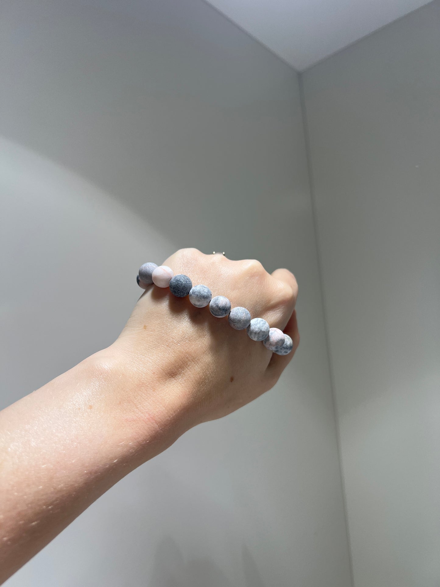 pink cebra jasper bracelet