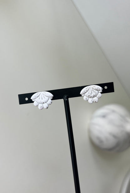 Snow Crown • Luxurious Artisan Earrings