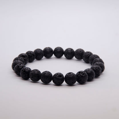 Strength x Courage • Bracelet • Black Lava