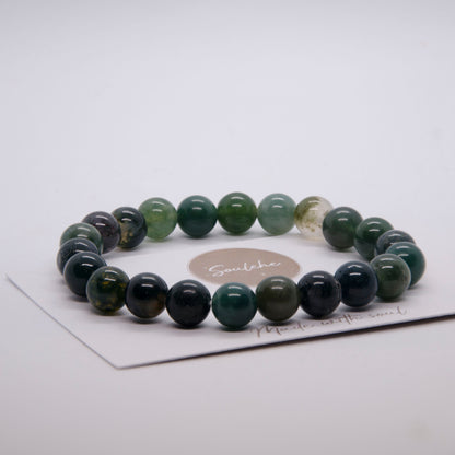 Moss agate, crystals, gemstone, nature crystals, handmade jewellery