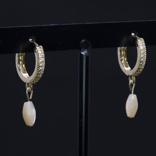 Intuition • Earrings • Shell x 14K Gold plated