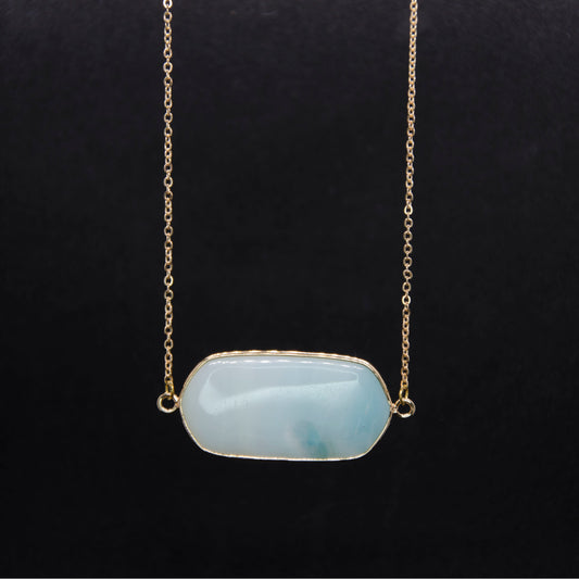 Truth x Courage • Necklace • Amazonite & Stainless Steel