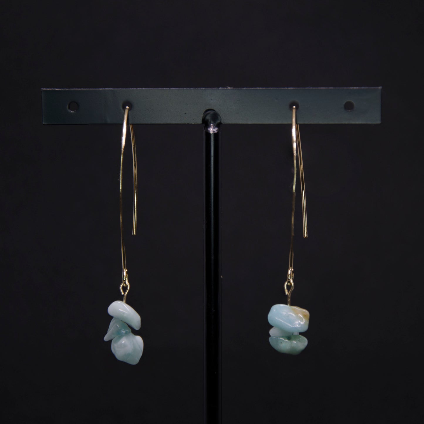 Soothing x Love • Earrings  • Amazonite x 18K Gold plated