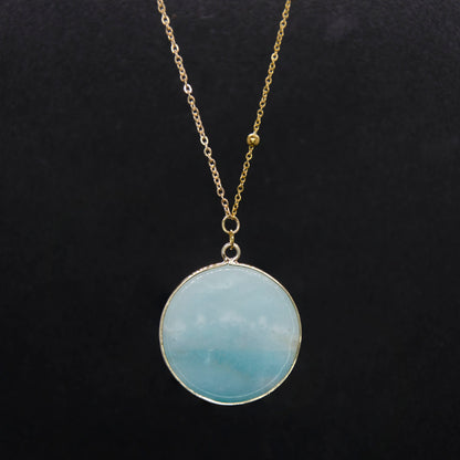 Soothing x Balance • Necklace • Amazonite x Stainless Steel