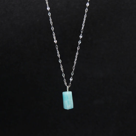 Soothing x Balance • Necklace • Amazonite x 925 Silver