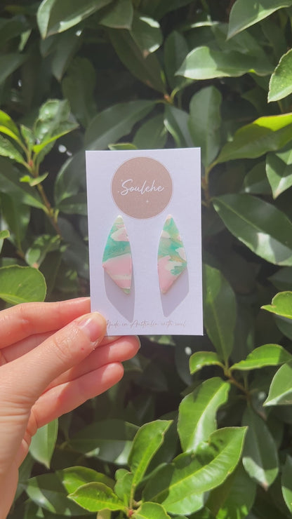 Queensland Sunset • Earrings • Polymer Clay