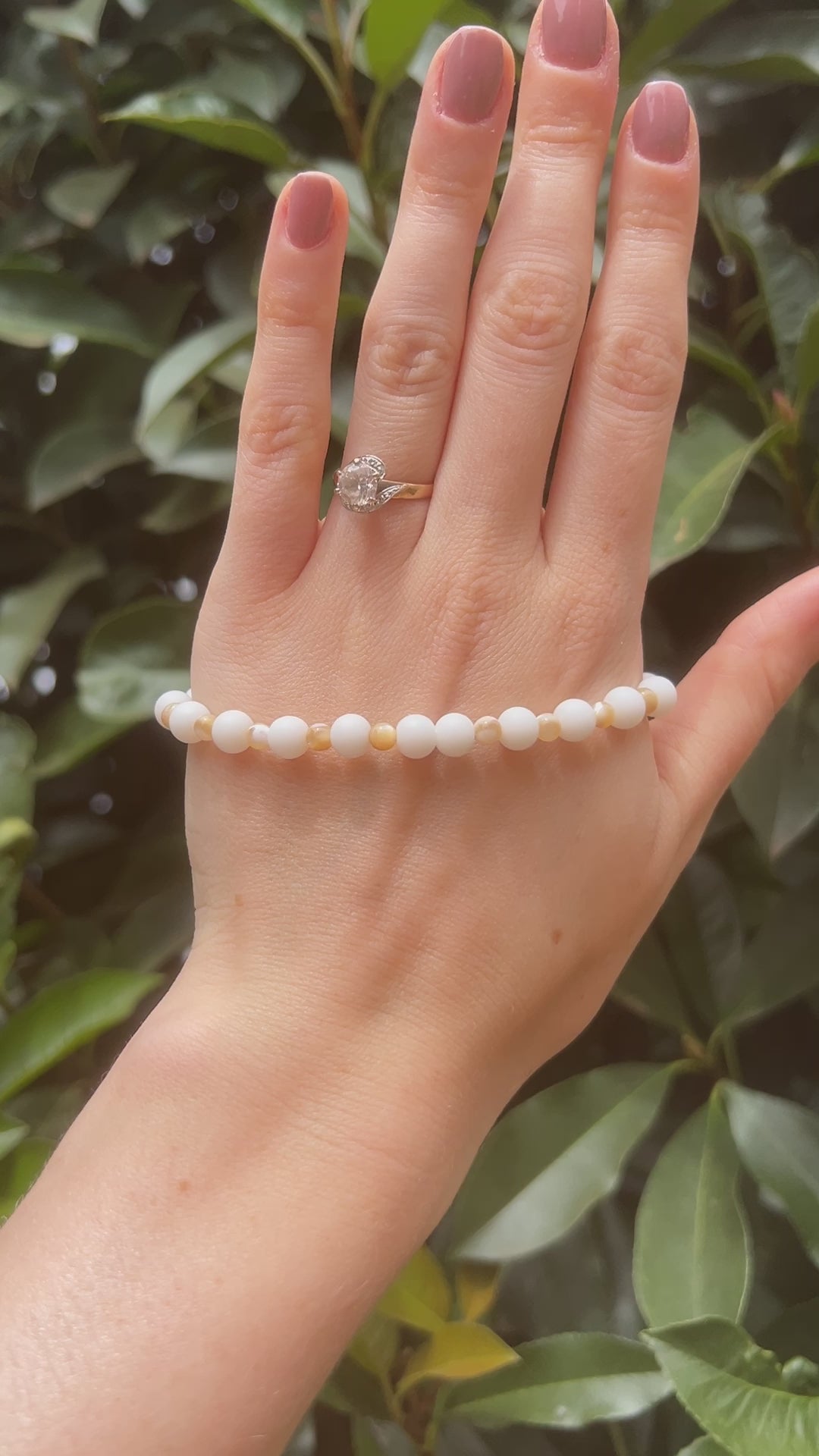 shell bracelet earrings wedding