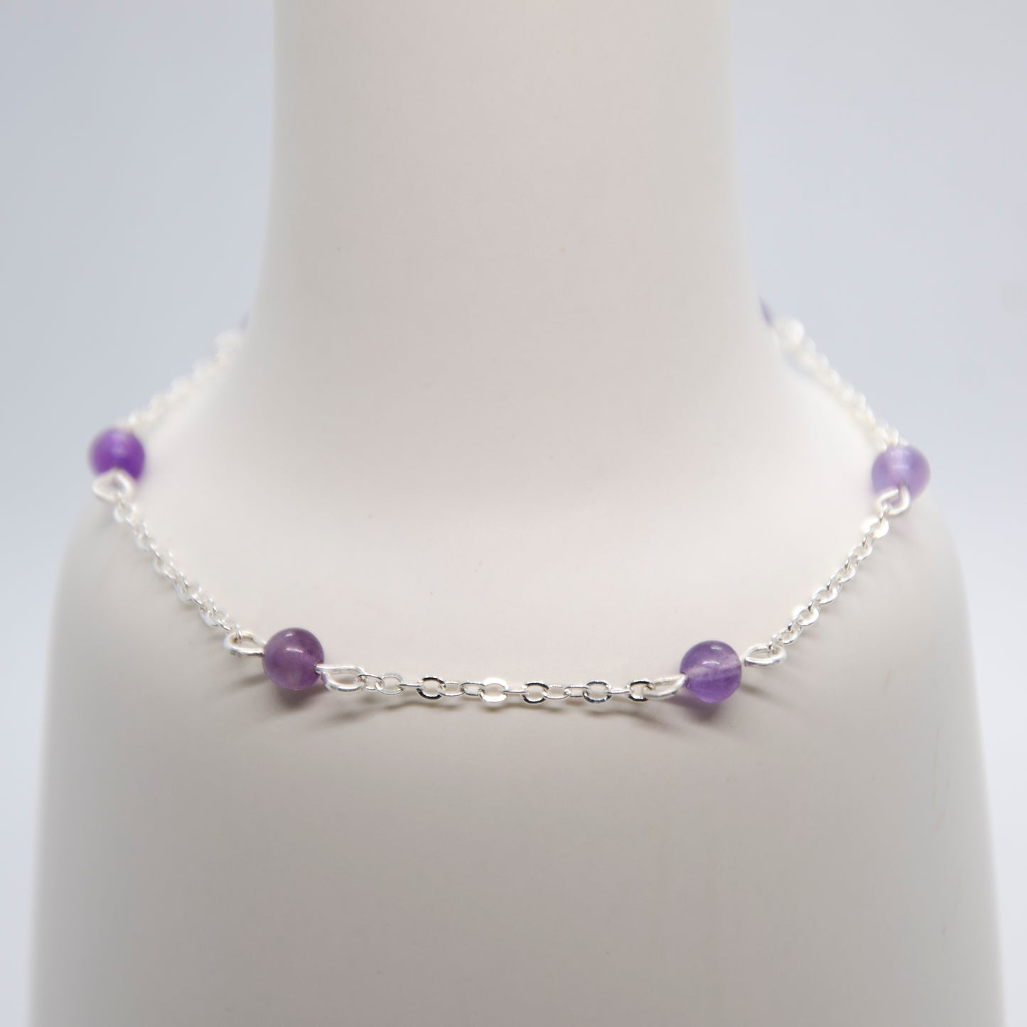 Amethyst Chain Bracelet | Women's Chain Bracelet | Soulehe