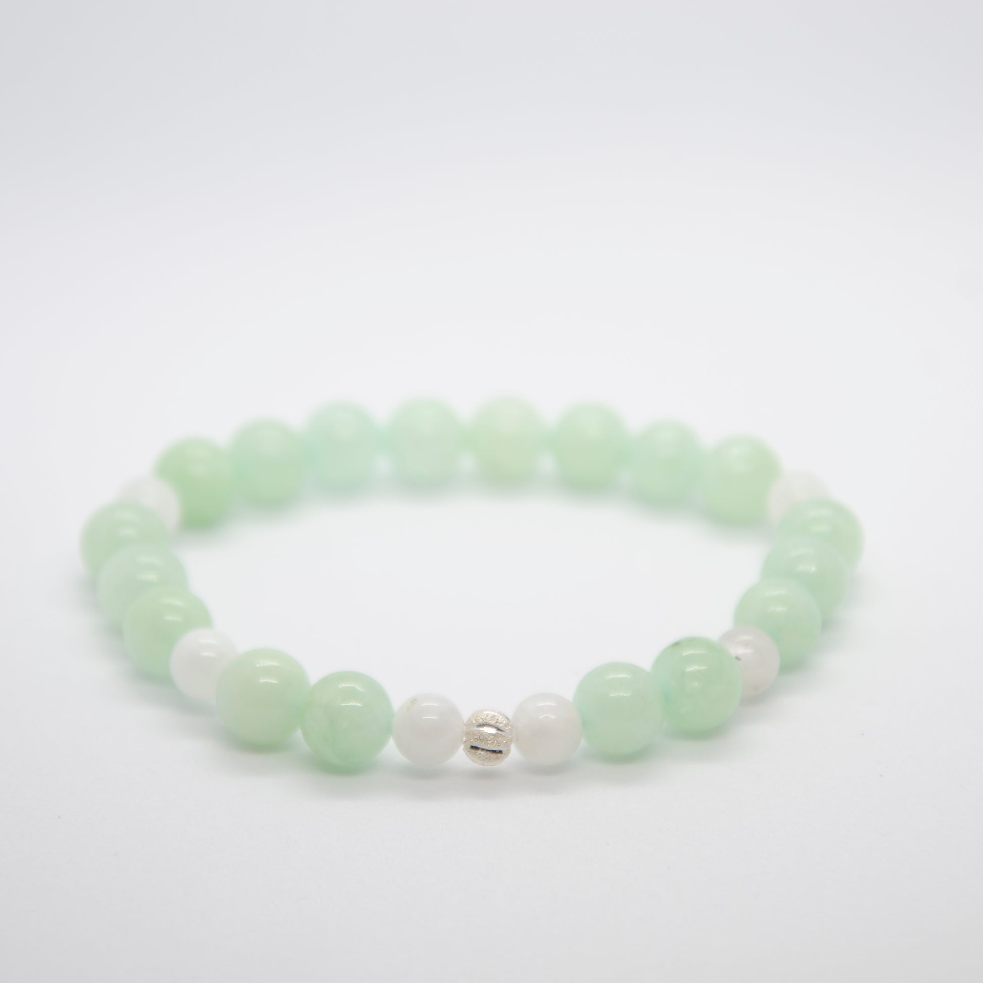 Burmese Jade & Moonstone Bracelet | Moonstone Bracelet | Soulehe